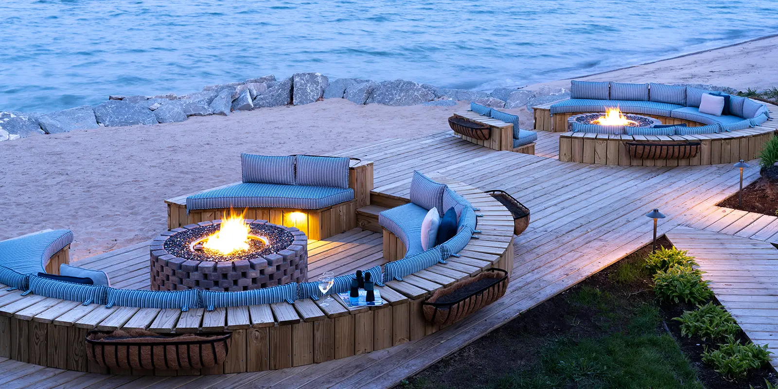 Beachfront Fire Pit