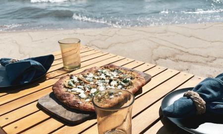 Woodfired Pizza on the Beach 